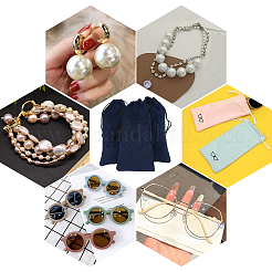 12 шт. бархатный мешочек для хранения очков с завязкой&nbsp;ABAG-BBC0001-16C