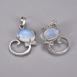 Кулоны для котят из опалита&nbsp;G-L512-R21