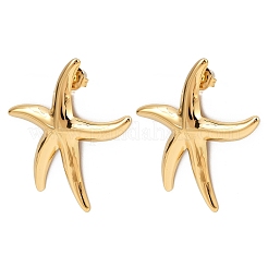 Серьги-гвоздики из нержавеющей стали 304&nbsp;EJEW-K310-01G