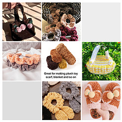 Magibead 4шт 4 цвета пряжа шерстяная синель&nbsp;AJEW-MB0001-10