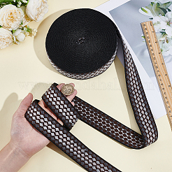 10 ярд полиэстеровой жаккардовой ленты&nbsp;OCOR-WH0101-187B