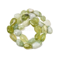 Природного нефрита Xiuyan бисер нитей&nbsp;G-A284-A04-01