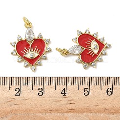 Латунные микро проложить кубического циркония подвески&nbsp;KK-P326-11G-02