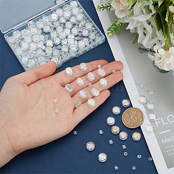 Гальванизированная стеклянная бусина&nbsp;GLAA-PH0003-64B