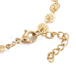 Браслеты из нержавеющей стали 304 с вакуумным покрытием PVD&nbsp;X-BJEW-M205-01G