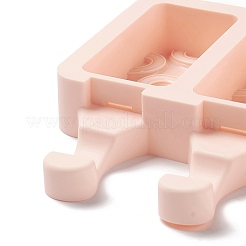 Пищевые силиконовые Молды для мороженого прямоугольной Молды «сделай сам»&nbsp;DIY-D062-01C