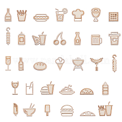 Деревянные кабошоны&nbsp;WOOD-CJ0001-34