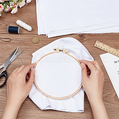 Хлопчатобумажная ткань для вышивки&nbsp;LS-DIY-WH0502-46