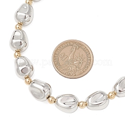 Комплекты ожерелий и браслетов из овальных пластиковых бусин CCB&nbsp;SJEW-JS01375