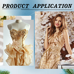 Цветы из полиэстера и смолы для аксессуаров одежды&nbsp;DIY-WH0037-48A-02