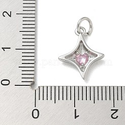 Стойки обшивки латунь микро проложить Циркон подвеску&nbsp;KK-K392-54P