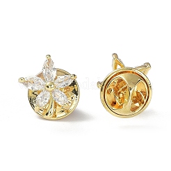 Брошь в виде сверкающего цветка&nbsp;LS-JEWB-K006-06G