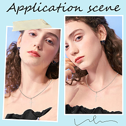 8шт 2 цвета латунные подвески&nbsp;ZIRC-BBC0002-28