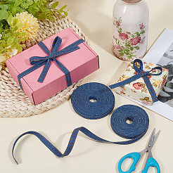 2 комплект лент из джинсовой ткани&nbsp;SRIB-CY0001-27B