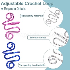 10 шт. 10-цветный железный инструмент для вязания крючком&nbsp;IFIN-SZ0001-41