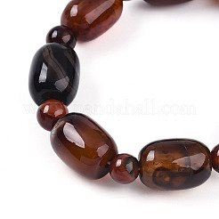 Браслеты из натуральных агатовых бусин&nbsp;G-P570-01L