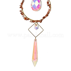 Подвесные украшения из натуральной стружки сердолика&nbsp;G-Z051-01A