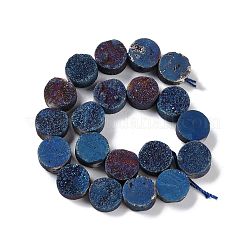 Гальванические натуральный druzy шарики агата стренг&nbsp;G-M433-01B