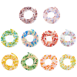 10 нитка 10 нитки гранёных стеклянных бусин&nbsp;GLAA-TA0001-47