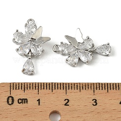 Латунные микро проложить кубического циркония подвески&nbsp;LS-KK-C107-01P