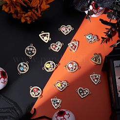 36 шт. 18 стиля стойки с покрытием из светло-золотого сплава&nbsp;ENAM-PH0001-88