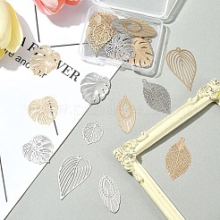 24шт 12 стиля латунные подвески&nbsp;KKC-FS0001-01