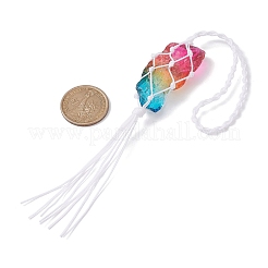 Мешочек из кристаллов самородков из натурального кварца&nbsp;HJEW-JM01618