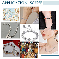 80 шт. 8 бусины из нержавеющей стали 201&nbsp;STAS-PH0004-24