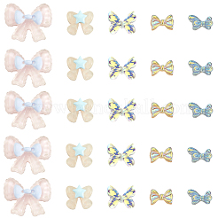 Кабошоны из смолы 200шт 5 стиля&nbsp;MRMJ-SP0001-08