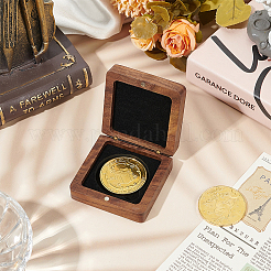 Деревянная шкатулка для хранения медалей для монет&nbsp;AJEW-WH0009-68A