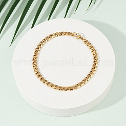 201 браслет из нержавеющей стали куба-киан для мужчин&nbsp;LS-BJEW-B138-07G