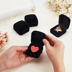 Пластиковая обложка с бархатными упаковочными коробками для брошей&nbsp;VBOX-WH0012-06B