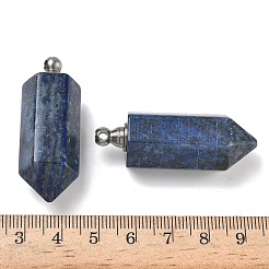 Подвески для флаконов духов из натурального лазурита&nbsp;G-H332-09P-04