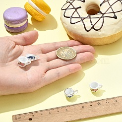 4 шт. 2 стиля миниатюрных керамических чашек-украшений&nbsp;AJEW-YW0002-10