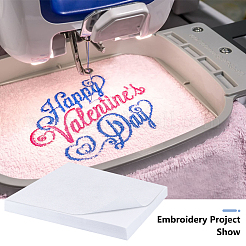 120 лист бумаги с флизелиновой тканью для вышивания&nbsp;DIY-WH0491-76B