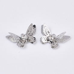 Латунные филигранные подвески&nbsp;KK-R082-07P