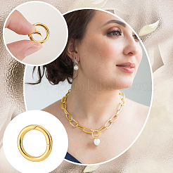 1 шт. 925 кольца-пружинки из стерлингового серебра&nbsp;STER-GA0001-36