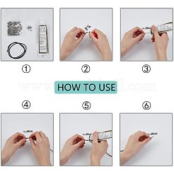 Наконечники шнура из нержавеющей стали 304&nbsp;STAS-UN0001-98P