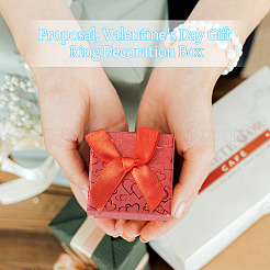 Бант картон бумага кольца подарочные коробки для хранения&nbsp;CON-TAC0001-16B