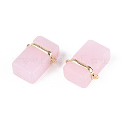 Стеклянные прямоугольные звенья соединительные подвески&nbsp;GLAA-T023-42B