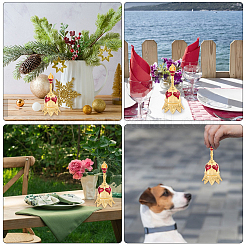 1 шт. сплав эмалированный ручной звонок-звонок украшения&nbsp;AJEW-GF0012-22