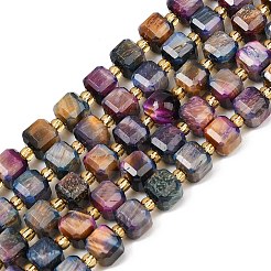 Природных тигровый глаз бисер нитей&nbsp;G-F812-A01-01A