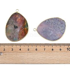 Природного индийского агата подвески&nbsp;G-K347-02G-08