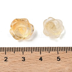 Нагретые бусины из натурального цитрина&nbsp;G-Z128-02B