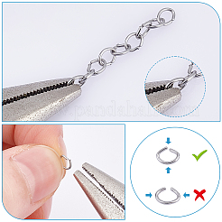 1500 шт. Открытые соединительные кольца из нержавеющей стали 304&nbsp;STAS-UN0060-29