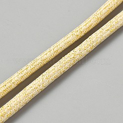 Круглый шнур из полиэстера с золотистым металликом&nbsp;OCOR-WH0003-052B