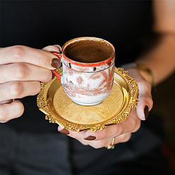 8шт 2-х цветный железный поднос&nbsp;DIY-MB0003-09