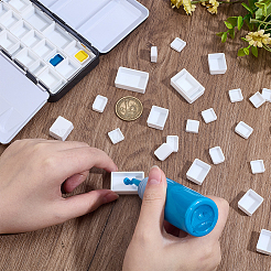 Пластиковые пустые кастрюли акварельные краски&nbsp;AJEW-PH0006-10