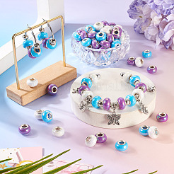 150шт европейские бусины из непрозрачной смолы&nbsp;RESI-TA0004-72A