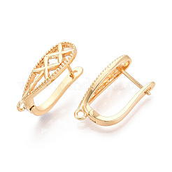 Латунная фурнитура для хооп серег&nbsp;KK-N267-30G